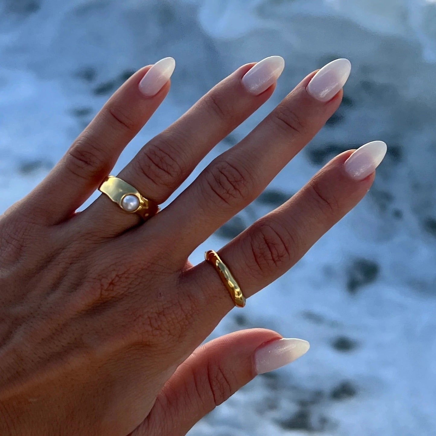 Lava de Oro Pearl Ring