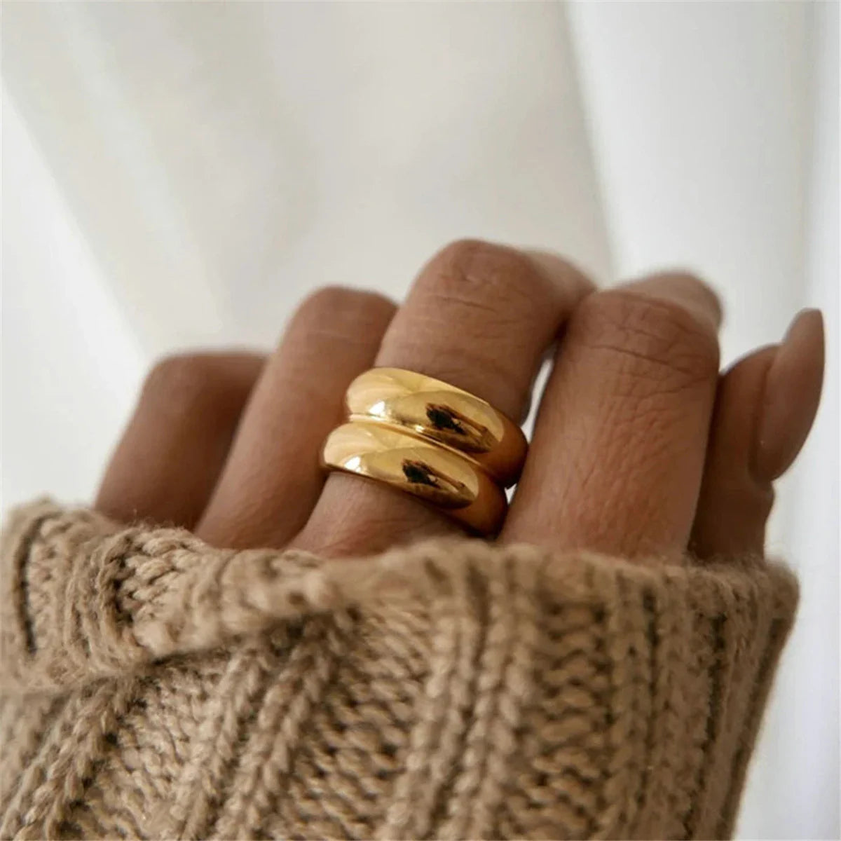 Birdie Stack Ring