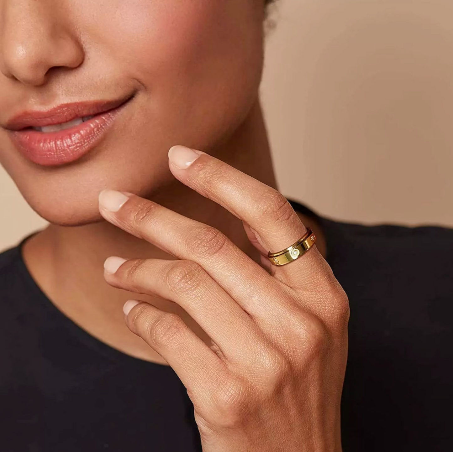 Spins® Crystal Love Ring - Waterproof
