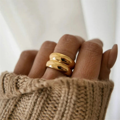 Birdie Stack Ring