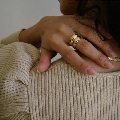Birdie Stack Ring
