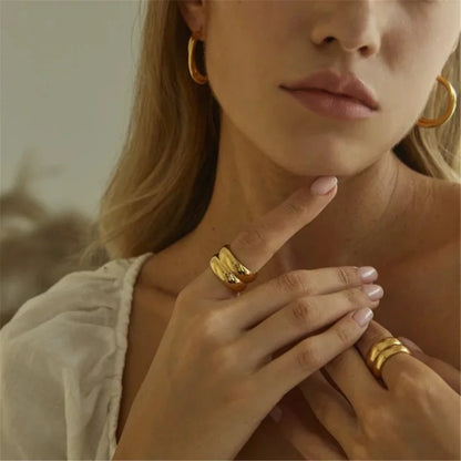 Birdie Stack Ring