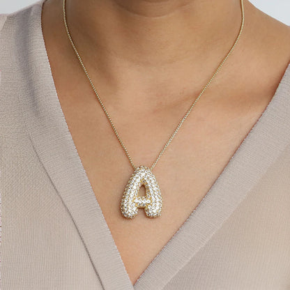 Bubble Letter Necklace